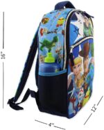 Toy Story - Disney Toy Story 4 - Mochila escolar para niña (16.0 in), color azul - Imagen 2