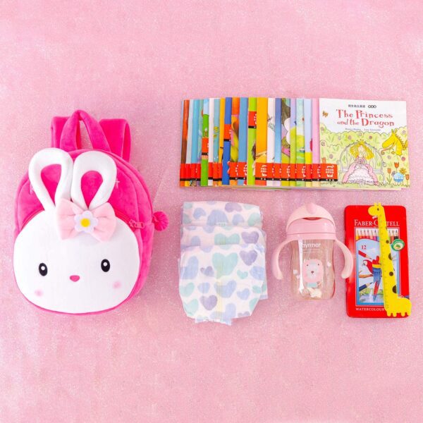 Mochila - Gloveleya para niñas, mochila rosada, E0168 - Imagen 8