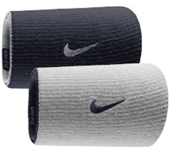 Muñequeras de doble ancho Nike Dri-Fit Home & Away - Imagen 2