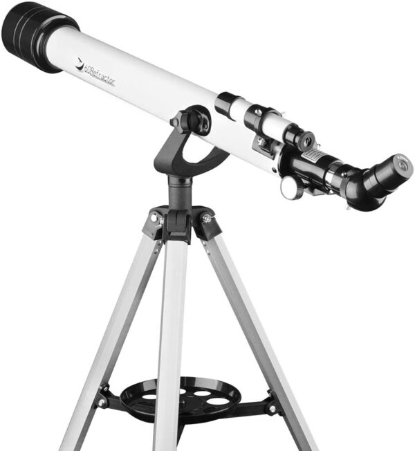 Telescopios para adultos, telescopio para principiantes y niños – Refractor de 27.559 in de longitud focal y alcance de viaje para observar la luna y el planeta con soporte de 0.394 in ocular para smartphone y trípode - Imagen 5