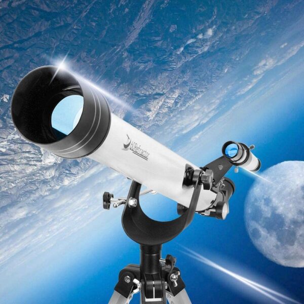 Telescopios para adultos, telescopio para principiantes y niños – Refractor de 27.559 in de longitud focal y alcance de viaje para observar la luna y el planeta con soporte de 0.394 in ocular para smartphone y trípode - Imagen 7