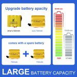 Carro Control de carreras RC, 2.4 Ghz automóvil de control remoto de alta velocidad, 1:18 2WD automóvil de juguete para niños y niñas con dos baterías recargables para automóvil, regalo para niños., Anaranjado - Imagen 3