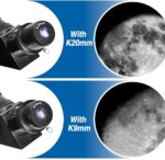 Telescopios para adultos, telescopio para principiantes y niños – Refractor de 27.559 in de longitud focal y alcance de viaje para observar la luna y el planeta con soporte de 0.394 in ocular para smartphone y trípode - Imagen 6