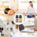 Esencias - Juego de regalo de aceites esenciales Lagunamoon, 6 mejores aceites de aromaterapia, árbol de té, de lavanda, naranja, menta, eucalipto, limoncillo - Imagen 6