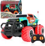 Carro control remoto para niñ@s mini coches RC para niños de 4 a 7 años, color rojo hummer