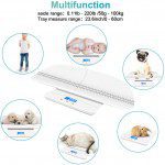 Báscula digital para medir perros y gatos con 3 modos de peso (kg/oz/lb),Mindpet-med  capacidad de 220 libras (lbs) con precisión de 0.35 oz - Imagen 7