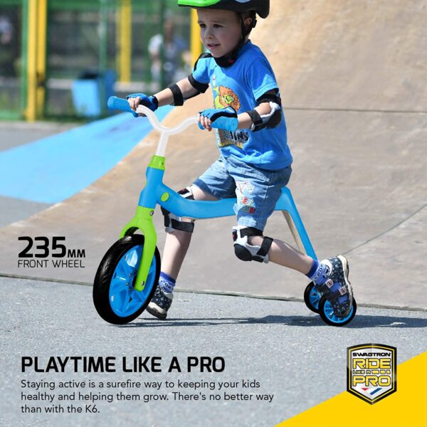 Patine convertible 4 en 1, - Swagtron K6 - triciclo de equilibrio y bicicleta de entrenamiento - Imagen 9
