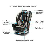 Silla para niño Graco Extend2Fit - Asiento de coche 3 en 1, Stocklyn - Imagen 2