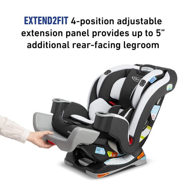 Silla para niño Graco Extend2Fit - Asiento de coche 3 en 1, Stocklyn - Imagen 3