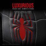 Silla Gamer Marvel Avengers silla de juegos de escritorio, oficina, ordenador, sillas de carreras, reclinable para adultos, juego ergonómico, reclinable, respaldo alto, mecedora de cuero (hombre araña) - Imagen 8