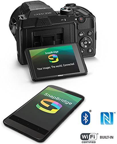 Camara Nikon Coolpix B500 16 MP 40 x Cámara digital con Wi-Fi NFC integrada y Bluetooth + paquete de accesorios 16 GB SDHC - Imagen 2