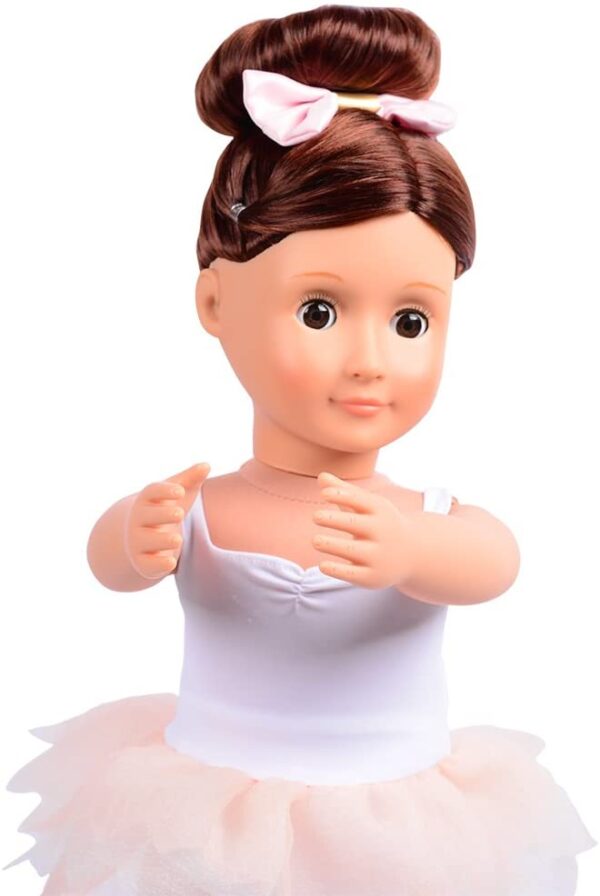 Muñeca Battat- Valencia de Our Generation de 18 pulgadas de estilo bailarina regular, no articulable, para edades de 3 y más - Imagen 5