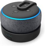 Base de batería para Dot3 ALEXA para hacerlo Dot3 portátil, negro (no incluye el altavoz)GGMM D3