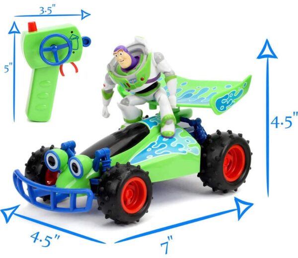 Carro Control Toy Story 4 Turbo Buggy W/Buzz Lightyear vehículo de control de radio - Imagen 4