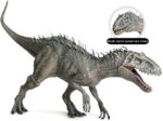 Jurásico Indominus Rex figuras de acción boca abierta dinosaurio mundo animales modelo niño juguete regalo