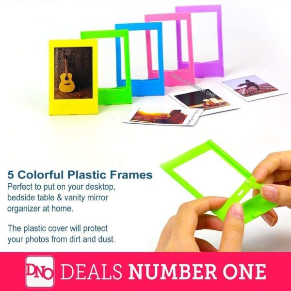 Cámara Fujifilm Instax Mini 11 con película instantánea Fuji (60 hojas) y paquete de accesorios que incluye funda, filtros, álbum, lente y más (morado lila) - Imagen 2