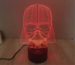 Lámpara de mesa de noche 3D de Darth Vader de Star Wars con luz LED para habitación infantil - Imagen 5