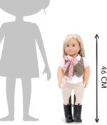 Muñeca de Our Generation Battat- Leah 18" Regular No Posiable Equestrian Equestrian Equestrian Equestrian - para niños de 3 años en adelante - Imagen 4