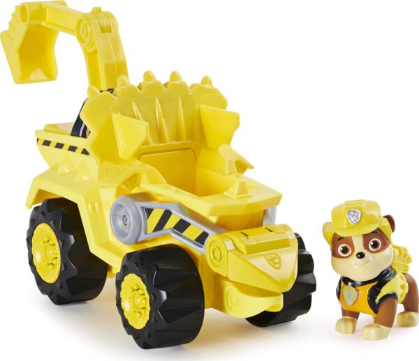 PAW PATROL Juguete de dinosaurio de Dino Rescue Rubble de la Patrulla Canina - Imagen 4