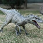 Jurásico Indominus Rex figuras de acción boca abierta dinosaurio mundo animales modelo niño juguete regalo - Imagen 6