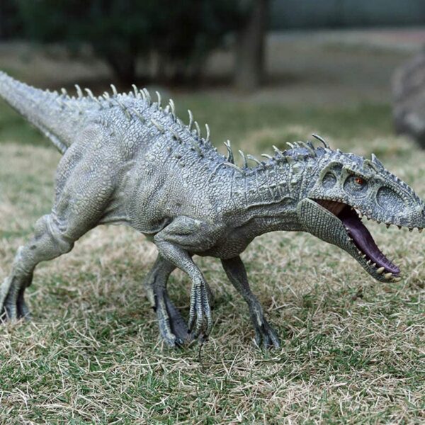 Jurásico Indominus Rex figuras de acción boca abierta dinosaurio mundo animales modelo niño juguete regalo - Imagen 6