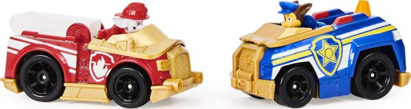 Juguete Paw Patrol, True Metal Adventure Bay Rescue Way Playset con 2 vehículos exclusivos, escala 1:55 - Imagen 2