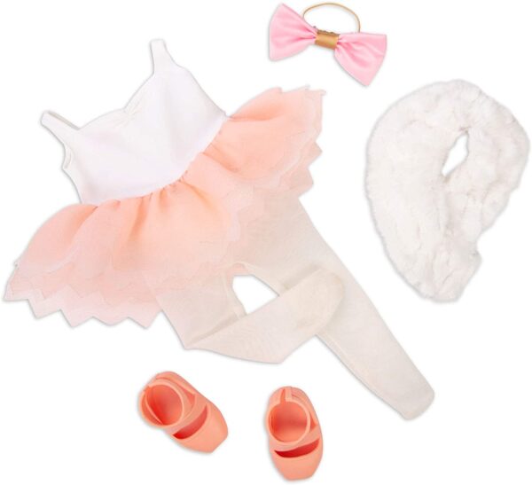 Muñeca Battat- Valencia de Our Generation de 18 pulgadas de estilo bailarina regular, no articulable, para edades de 3 y más - Imagen 3