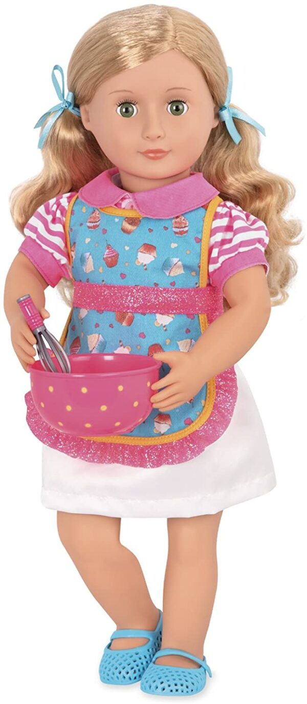 Muñeca Battat - Our Generation Muñeca de moda para hornear Jenny de 18.0 in, para niñas de 3 años y más. - Imagen 4