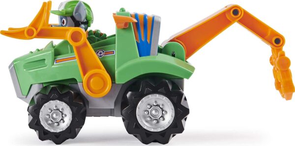 PAW PATROL Juguete de dinosaurio misterioso de Paw Patrol, Dino Rescue Rocky's Deluxe Rev Up - Imagen 4
