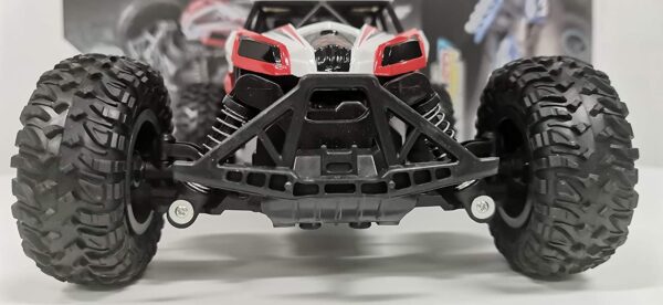 Carro Control RC para niños 1/14 – Rynal coche de carreras de control remoto rápido, 2.4 Ghz todoterreno camiones RC con 2 baterías - Imagen 8