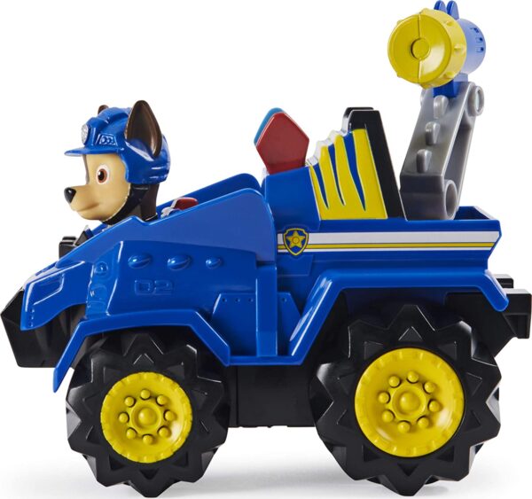 PAW PATROL Juguete de dinosaurio misterioso de Paw Patrol, Dino Rescue Chase de lujo Rev Up - Imagen 6