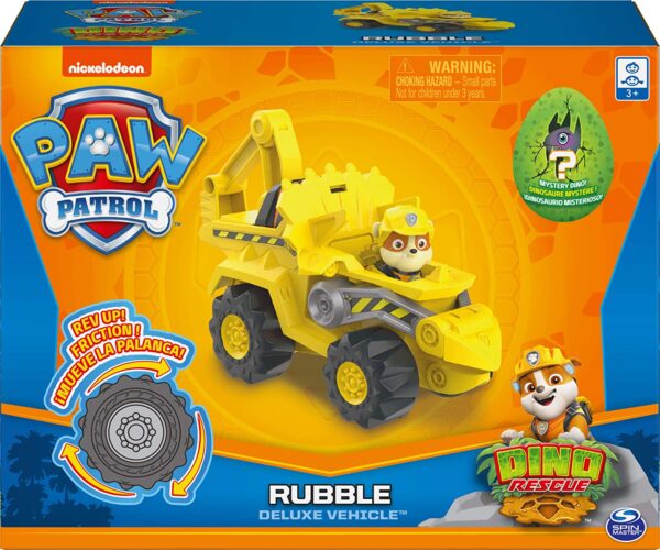 PAW PATROL Juguete de dinosaurio de Dino Rescue Rubble de la Patrulla Canina - Imagen 7