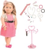 Muñeca Audra - Our Generation Juego de accesorios para muñecas con orejas y joyas