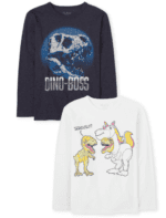 Camiseta Boys Dino Graphic Tee 2-Pack