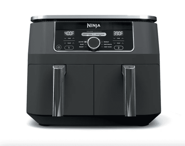 Freidora de aire de 2 cestas 6 en 1 con tecnología DualZone Ninja DZ201, capacidad de 8 cuartos y un acabado de acero inoxidable gris oscuro - Imagen 5