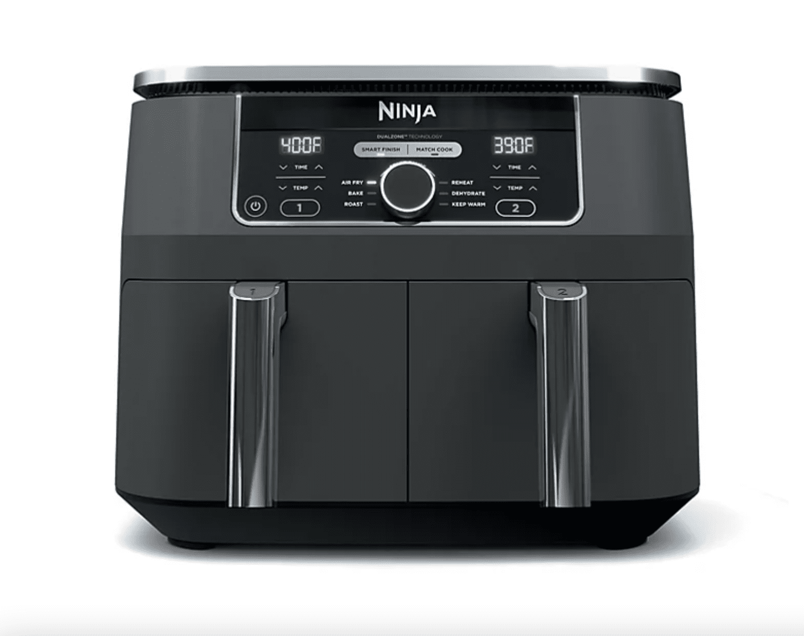 Captura de Pantalla 2023-03-17 a la(s) 16.41.43 Freidora de aire de 2 cestas 6 en 1 con tecnología DualZone Ninja DZ201, capacidad de 8 cuartos y un acabado de acero inoxidable gris oscuro - Imagen 1