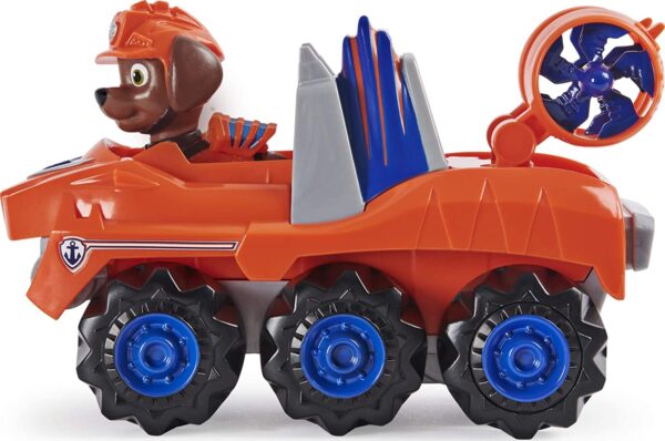 PAW PATROL Figura de dinosaurio misterioso de la Patrulla Canina, Dino Rescue Zuma - Imagen 4