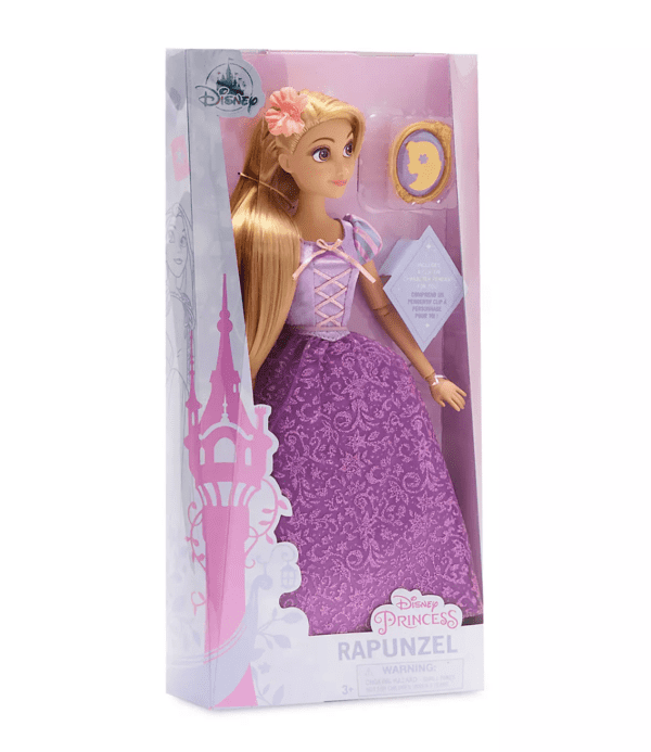 Princesa Muñeca Rapunzel Classic Doll with Pendant – 11 1/2'' - Imagen 3