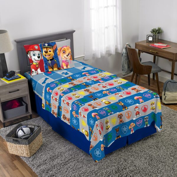 Juego de Cama PAW Patrol Set3-Piezas talla individual Twin - Imagen 2