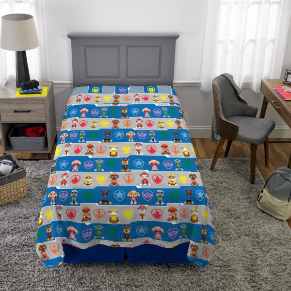 Juego de Cama PAW Patrol Set3-Piezas talla individual Twin - Imagen 4