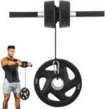 Rodillo Jayefo Sports 5 en 1 máquina de brazo para ejercicios de antebrazo, rodillo de muñeca, barra de bíceps, entrenador de dedos y fortalecedor de mano para entrenamiento de antebrazo, manos bíceps, muñeca, torcedura de fuerza, entrenamiento de gimnasio, herramienta de rodillo
