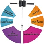 Rodillo Jayefo Sports 5 en 1 máquina de brazo para ejercicios de antebrazo, rodillo de muñeca, barra de bíceps, entrenador de dedos y fortalecedor de mano para entrenamiento de antebrazo, manos bíceps, muñeca, torcedura de fuerza, entrenamiento de gimnasio, herramienta de rodillo - Imagen 5