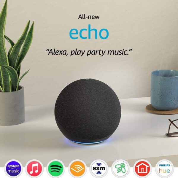 Alexa Echo Doc (4ta Generación) | Con sonido de alta calidad, hub de smart home y Alexa | Negro - Imagen 4