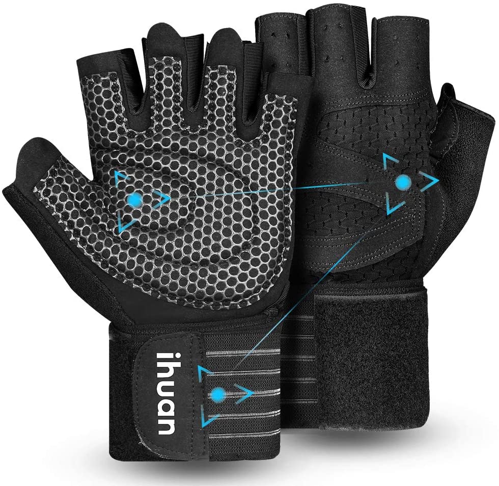 71PtebClexL._AC_SL1000_ Guantes de entrenamiento para levantamiento de pesas con ventilación para hombres y mujeres, protección completa de la palma de la mano, para levantamiento de pesas, entrenamiento, fitness, colgar, dominadas - Imagen 1