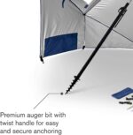 Sombrilla playera Sport Premiere UPF 50+ - protección solar y lluvia (8 pies) - Imagen 2