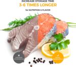 Bolsas selladoras al vacío para congelador, bolsas de almacenamiento de la máquina para ahorrar alimentos, sin BPA, diseño precortado de alta resistencia - Imagen 3