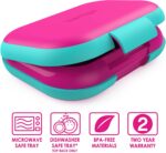 Lonchera Bentgo Kids Chill ; solución para el almuerzo con 4 compartimentos y paquete de hielo extraíble para comidas y aperitivos para llevar, a prueba de fugas, apto para lavavajillas, sin BPA - Imagen 4