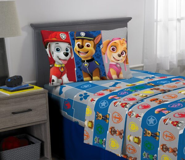 Juego de Cama PAW Patrol Set3-Piezas talla individual Twin - Imagen 1