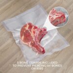 Bolsas selladoras al vacío para congelador, bolsas de almacenamiento de la máquina para ahorrar alimentos, sin BPA, diseño precortado de alta resistencia - Imagen 6