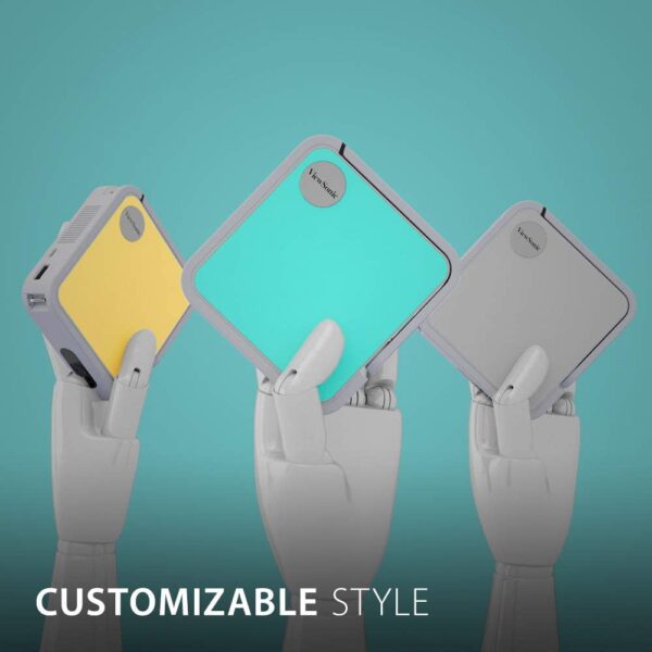 ViewSonic M1 Mini 1080p Proyector LED Portátil, Altavoz JBL, HDMI, Auto Keystone, Batería incorporada, Stream Netflix con Dongle (M1 Mini) - Imagen 7